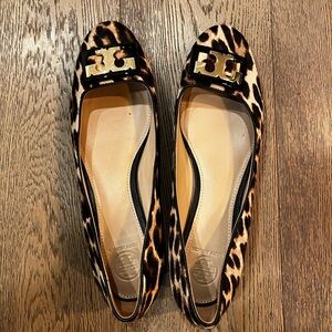 Tori Burch Leopard Flats